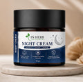 In Herb Night Cream with Long-Lasting Hydration for Daily Evening Skincare Routine, Lightweight Moisturizing Formula, 50 gm