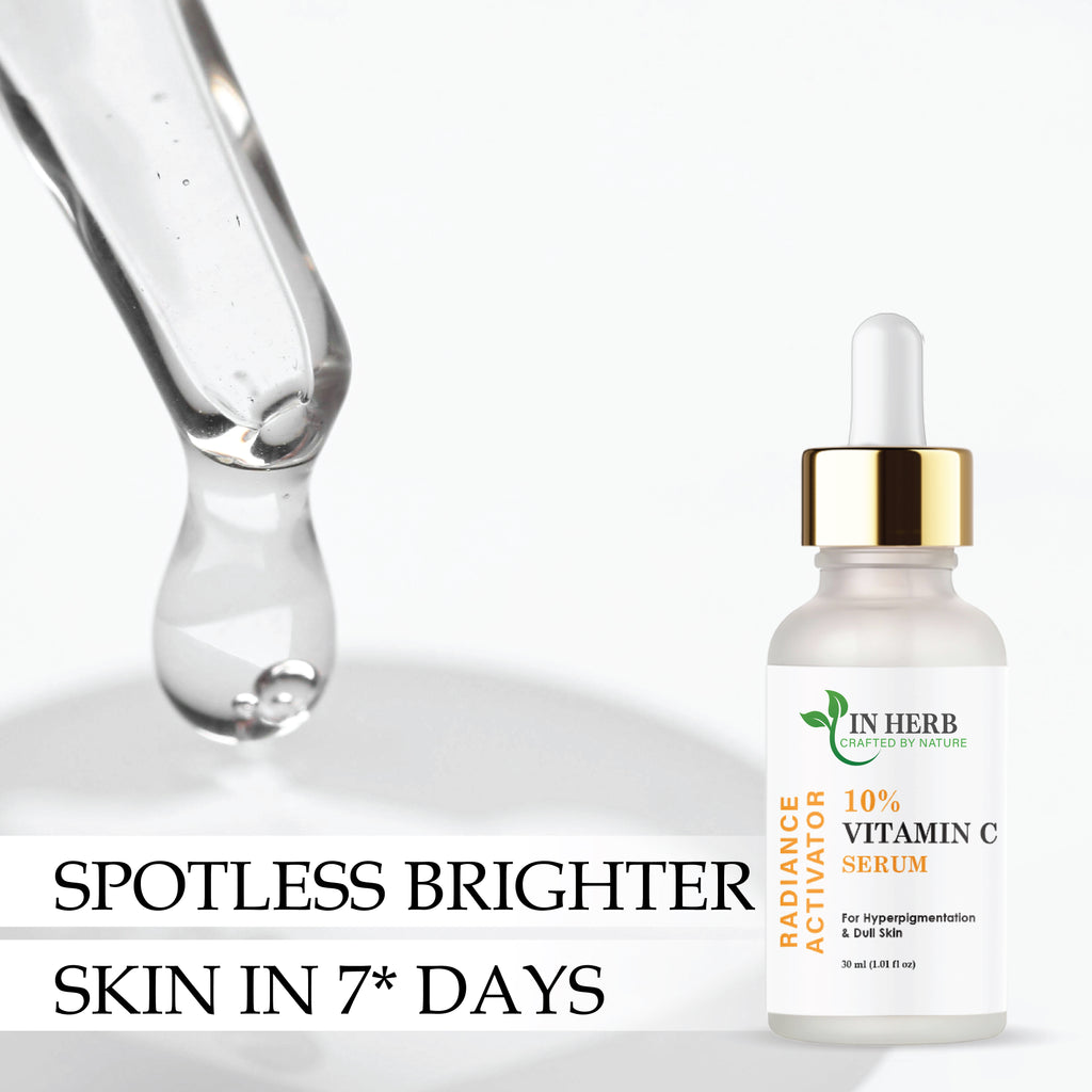 IN HERB Vitamin C 15% Serum for Hyperpigmentation & Dull Skin, 30ml (1.01 fl oz)